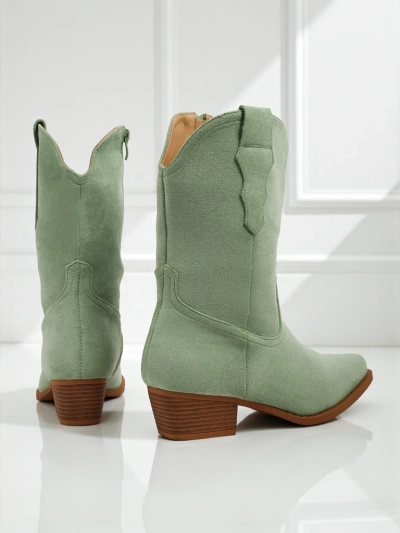 Damen Cowboystiefel Eco-Wildleder SpireHush