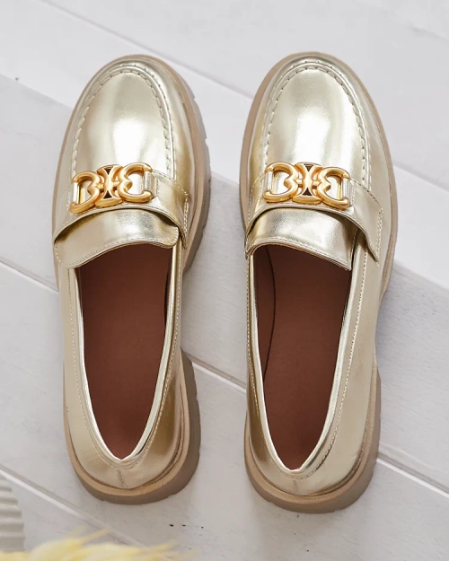 Золоті Мокасини Chloé Елегантний Жіночий Стиль