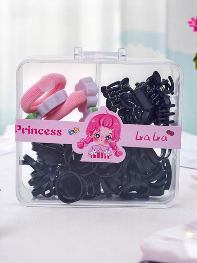 Royalfashion Set aus Haarklammern und Haargummis für Kinder MiniJoy