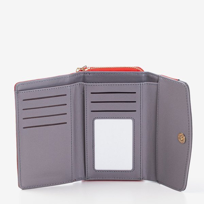 Kleine rote Brieftasche für Frauen - Brieftasche