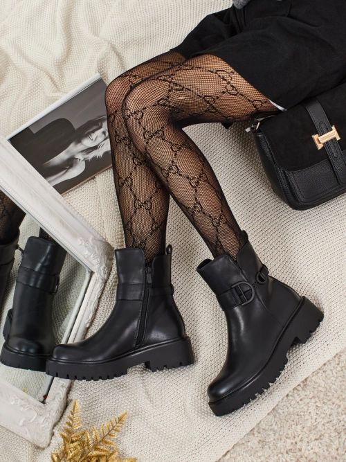 Еко шкіряні ботильйони жіночі Marques