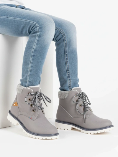 Tiptop isolierte Stiefel für graue Jungen - Schuhe