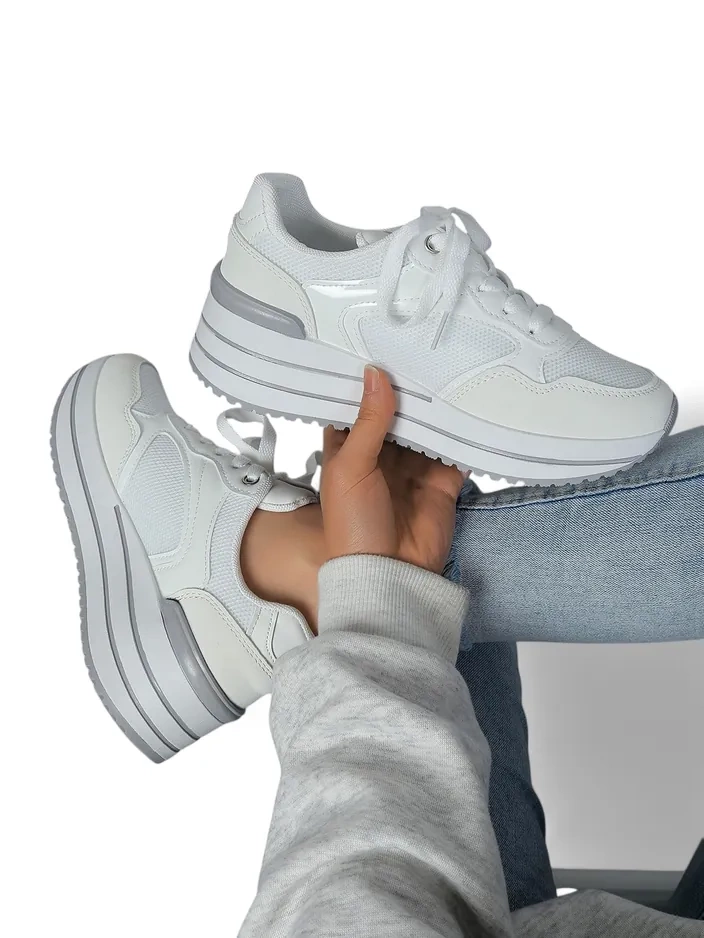 Royalfashion Damen Sport Sneakers auf einer Plattform Revided