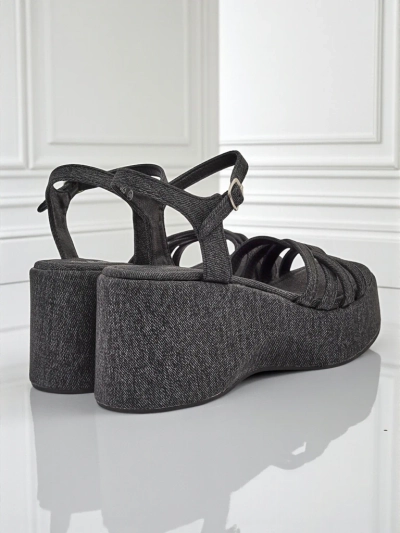 Royalfashion Damen Keilsandalen Shadow Lift