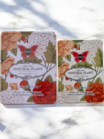 Natürliche Pflanze - Serumset mit Ceramiden und Maske mit Rose 6g+36g x 10 Stück