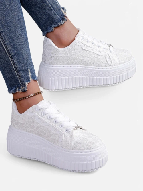 Royalfashion Damen Sport Sneakers mit Schnürung Coronna