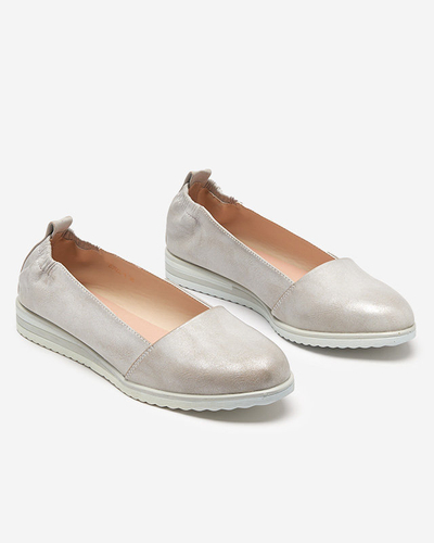 Silber Asya Ballerinas - Schuhe