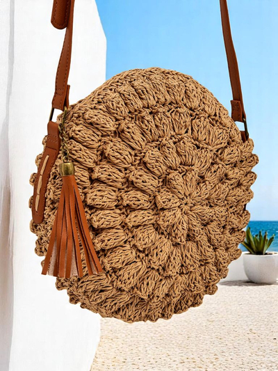 Royalfashion Kleiner Strohdamenhandtasche Solea Mini