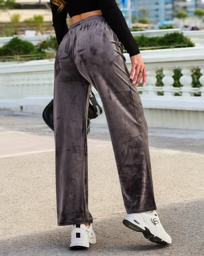 Royalfashion Damen-Sweatpants a'la velour