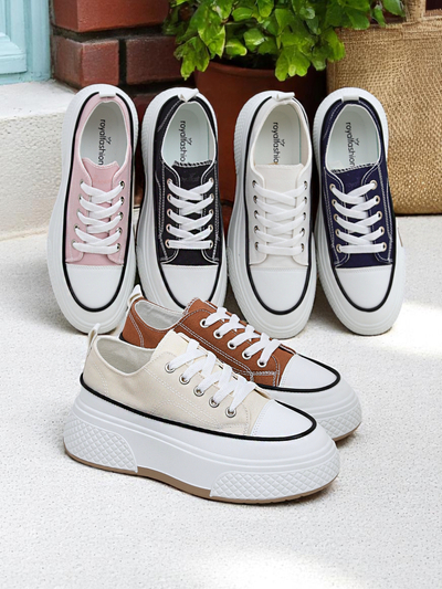 Royalfashion Damen-Plattform-Sneaker Beemes
