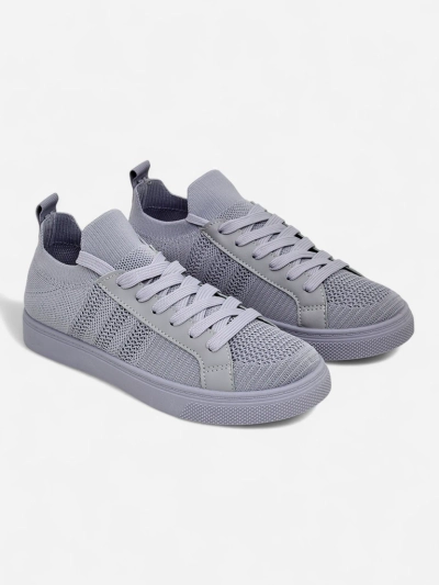 Androsia Graue Sneaker – Stilvolle flache Sportschuhe für Sommer und Frühling