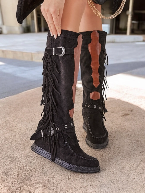 Жіночі черевики з танкеткою Royalfashion Geroses