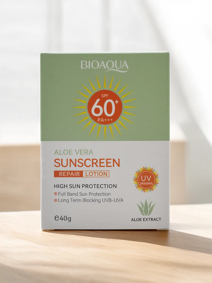 Bioaqua Sonnencreme mit Aloe Vera 60 SPF 40g