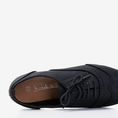 Schwarze Gresian Openwork-Damenschuhe - Schuhe