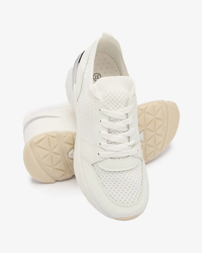 Білі жіночі кросівки спортивні на підборах Ezetta- Footwear
