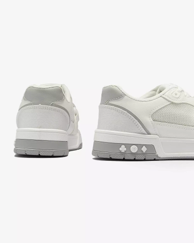 Sportliche Damen-Sneakers in weiß-grauer Farbe Xirrat- Footwear