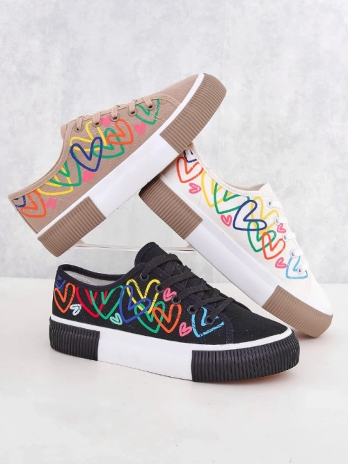 Royalfashion жіночі кросівки з серцем Sercess