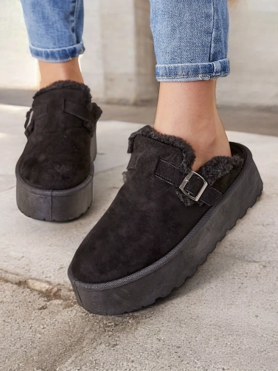Royalfashion Kurze Knöchelstiefel ohne Absätze für Frauen Poctes