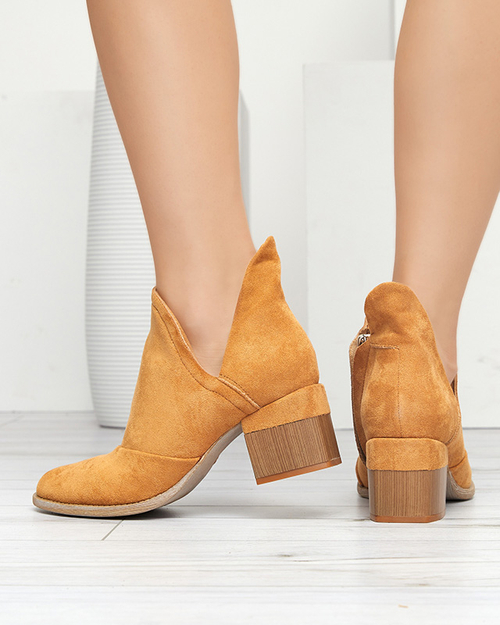 Коричневі жіночі ботильйони Jeneuer - Взуття