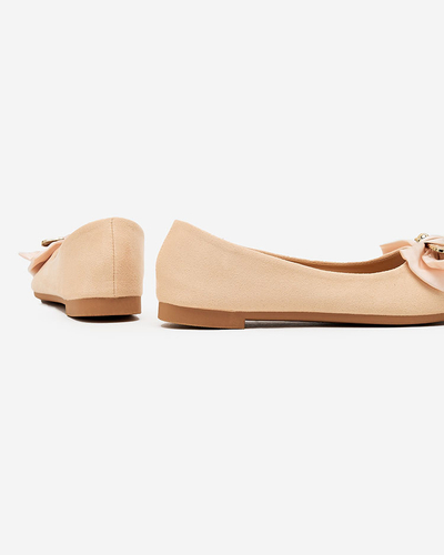 Royalfashion Damen Ballerinas spitze Spitze mit Schleife Retripo
