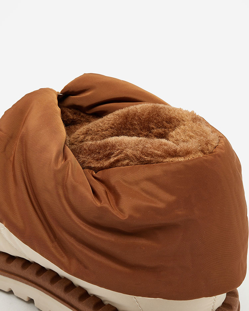 Жіночі снігоступи Royalfashion бежевого кольору Nevonsis