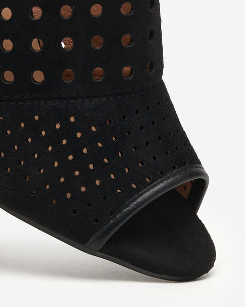 Чорні жіночі босоніжки на підборах Kholi