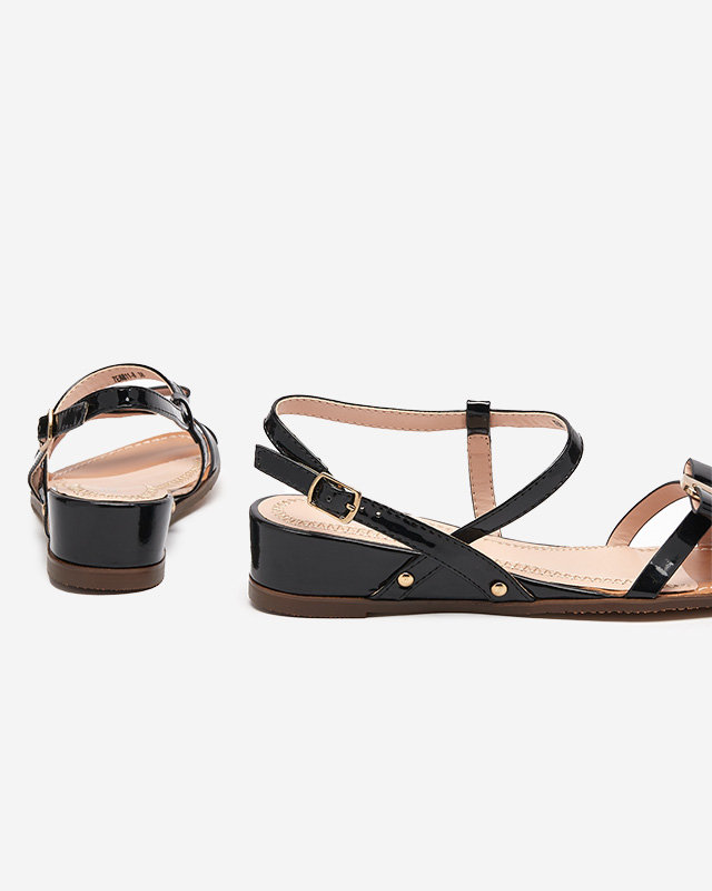 Schwarze Dubrov-Sandalen für Damen - Schuhe