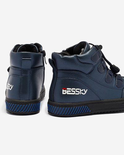 Marineblaue Sportstiefel für Kinder Imrinn- Footwear