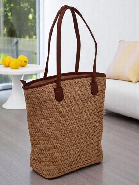 Royalfashion Große Stroh Damen Tasche Solea Tasche