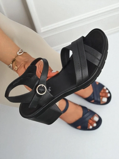 Royalfashion Damen Blockabsatz-Sandalen SoleAura