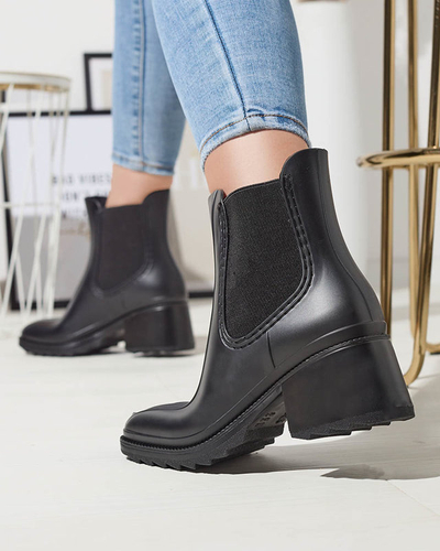 Schwarze Damen-Gummistiefel Caldala- Footwear