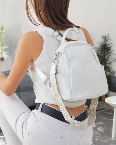 Royalfashion Kleiner Damen-Rucksack aus ökologischem Leder