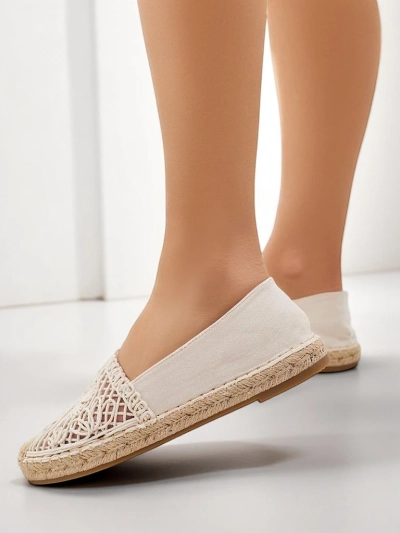 Royalfashion Damen perforierte Espadrilles Verela