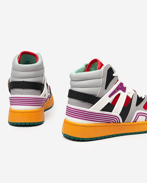 OUTLET Жіноче спортивне взуття до щиколотки сірого кольору від Gisore - Взуття