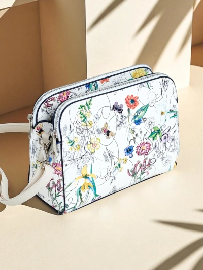 Royalfashion Kleine Damenhandtasche aus Ökoleder Florentia