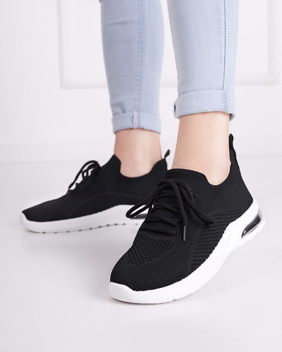 OUTLET Schwarze Sportschuhe für Damen Komristo - Schuhe