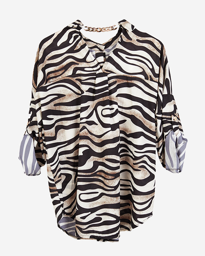 Жіноча сорочка з малюнком на ланцюжку - Одяг