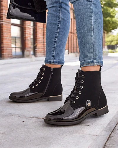 Royalfashion Damen Schnürstiefel Safalle