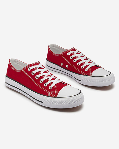 Rote klassische Damen-Schnürsneaker Ogisa - Schuhe