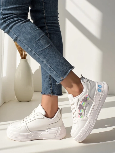 Royalfashion Damen Sneakers mit Glitzer Samoles