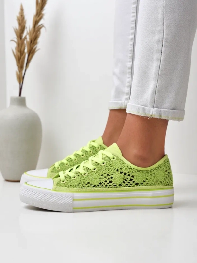 Royalfashion Damen perforierte Sneakers Nizzet