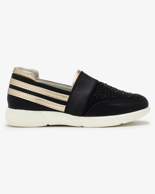 Чорні дитячі сліпони - на підошві Ciarala - Взуття