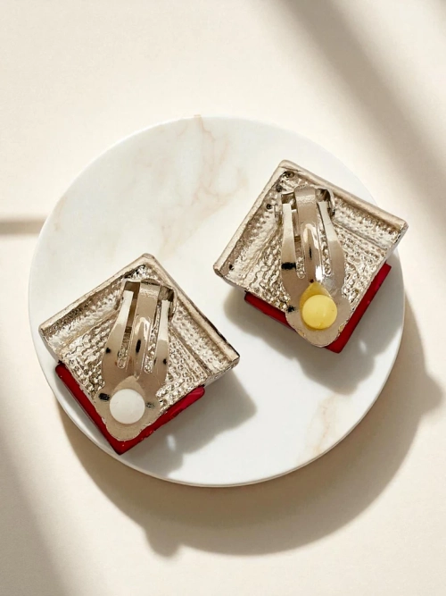 Royalfashion Кліпси для жінок із кристалами та цирконієм