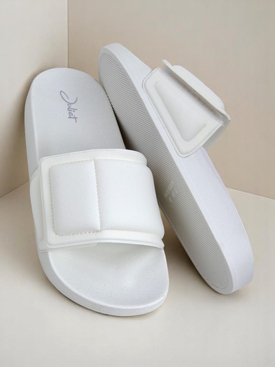 Royalfashion Damen Pantoletten mit flacher FlexiWalk Sohle