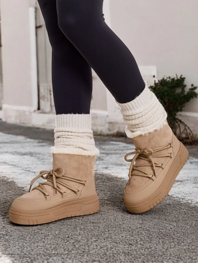 Royalfashion Damen Schnürstiefel Moniuc