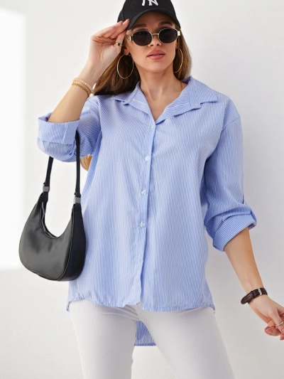 Royalfashion Damen gestreiftes Hemd