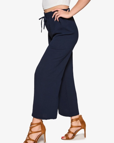 Marineblaue Damen-Palazzo-Bekleidung