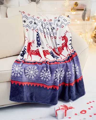 Royalfashion Різдвяний ковдра 160x200
