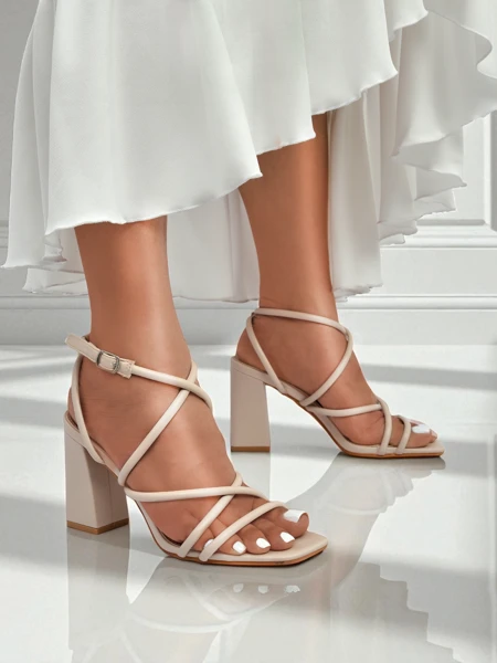 Royalfashion Damen Sandaletten mit Blockabsatz Elysia