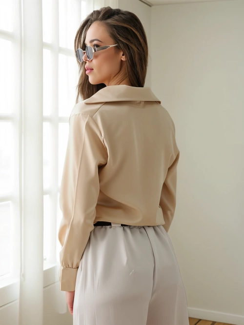 Royalfashion Жіноча сорочка сатинового типу